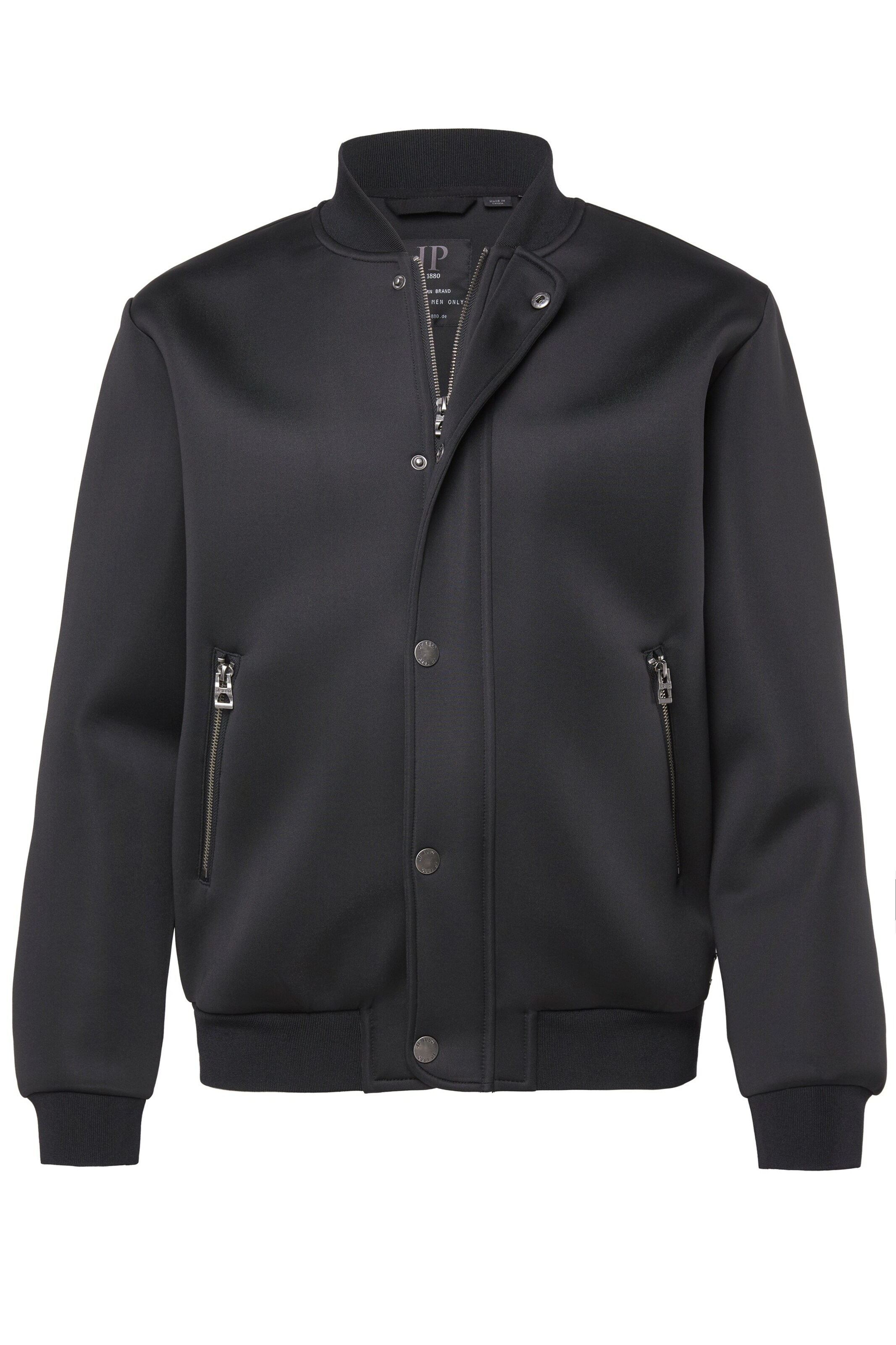 JP1880 Tussenjas in Zwart: voorkant