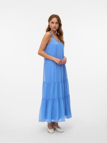 VERO MODA Jurk 'VMSmilla' in Blauw: voorkant