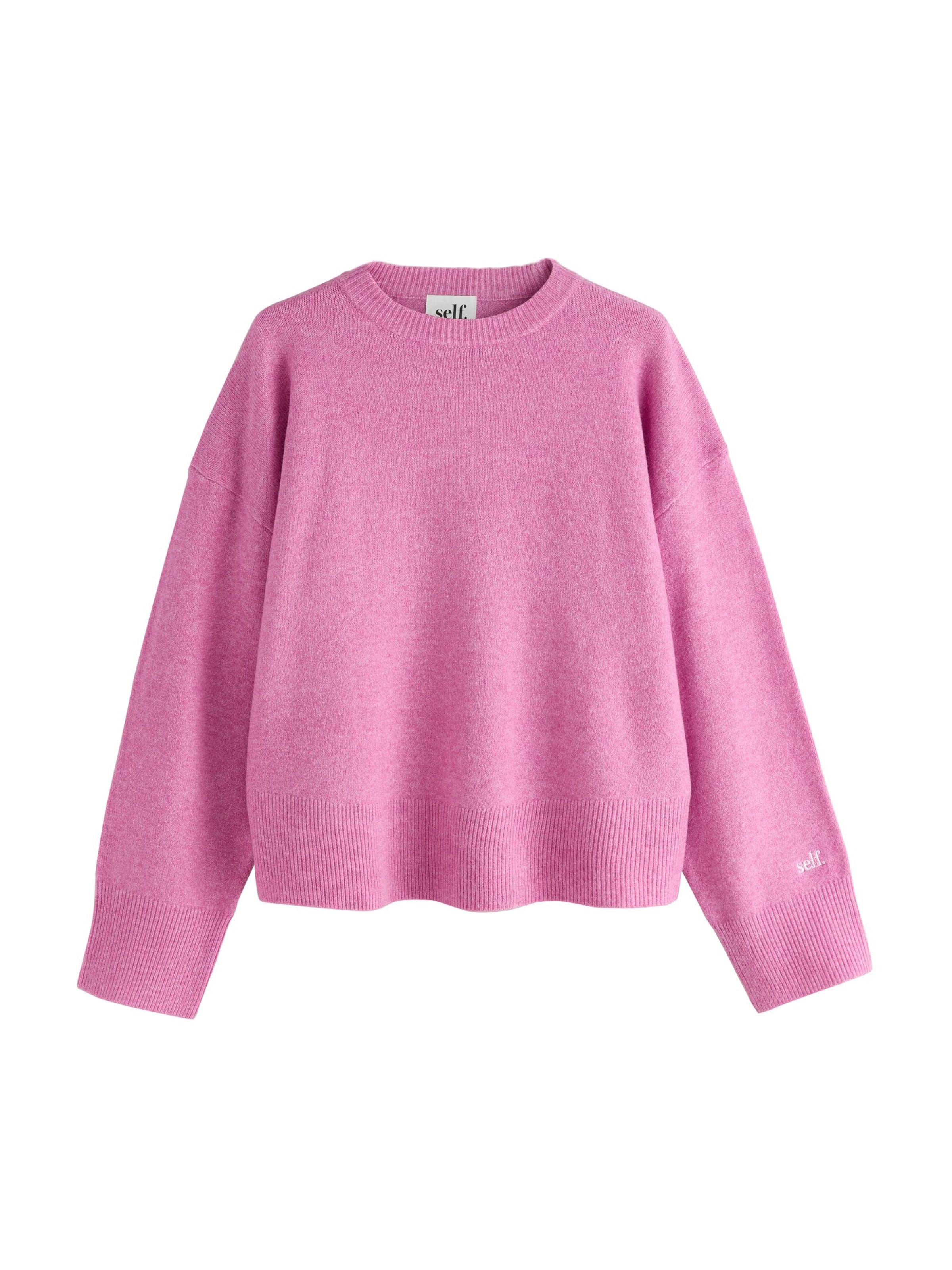 Pull-over self. en rose : devant