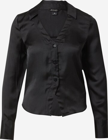 Camicia da donna di Monki in nero: frontale