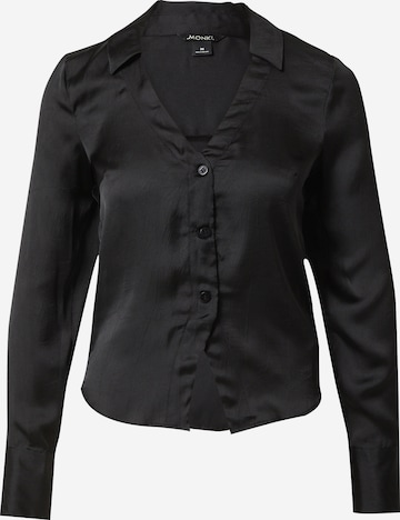 Monki Blouse in Zwart: voorkant