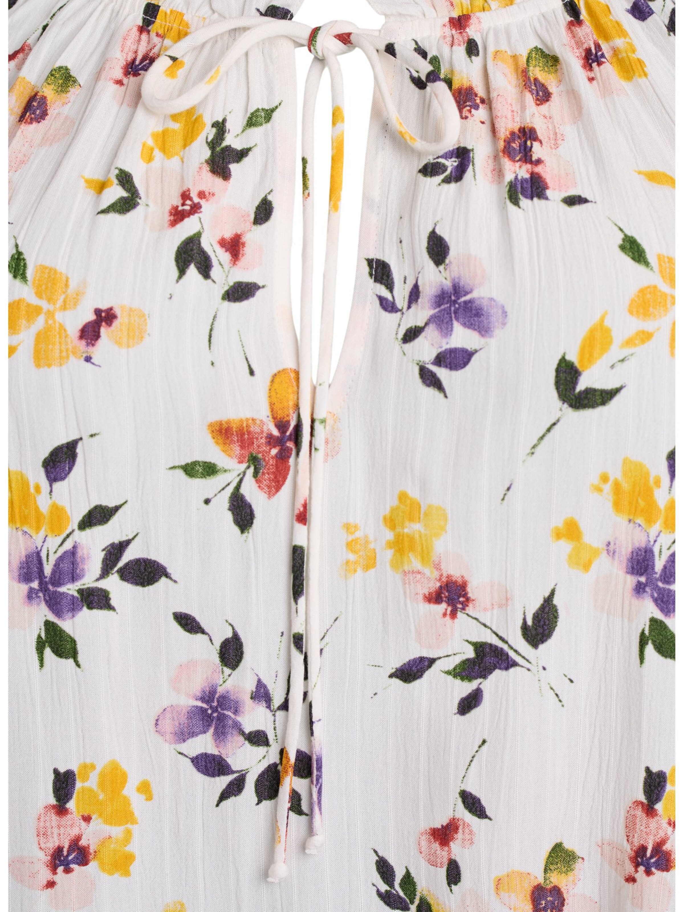 Zizzi Bluse 'Mrosan' in Weiß