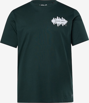 Men Plus Shirt in Green: front