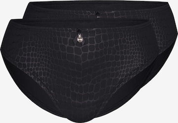 sassa Slip 'PURE ANIMAL' 2er Pack in Schwarz: predná strana