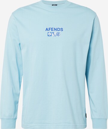 Afends - Camisa em azul: frente