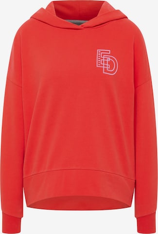 Elbsand Sweatshirt in Rood: voorkant