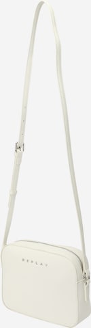 REPLAY Crossbody Bag in White: front