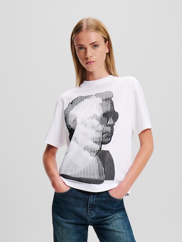 KARL LAGERFELD JEANS Paita värissä valkoinen: etupuoli