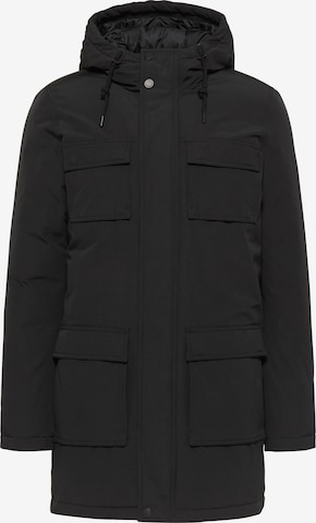 TUFFSKULL Winter Parka in Black: front