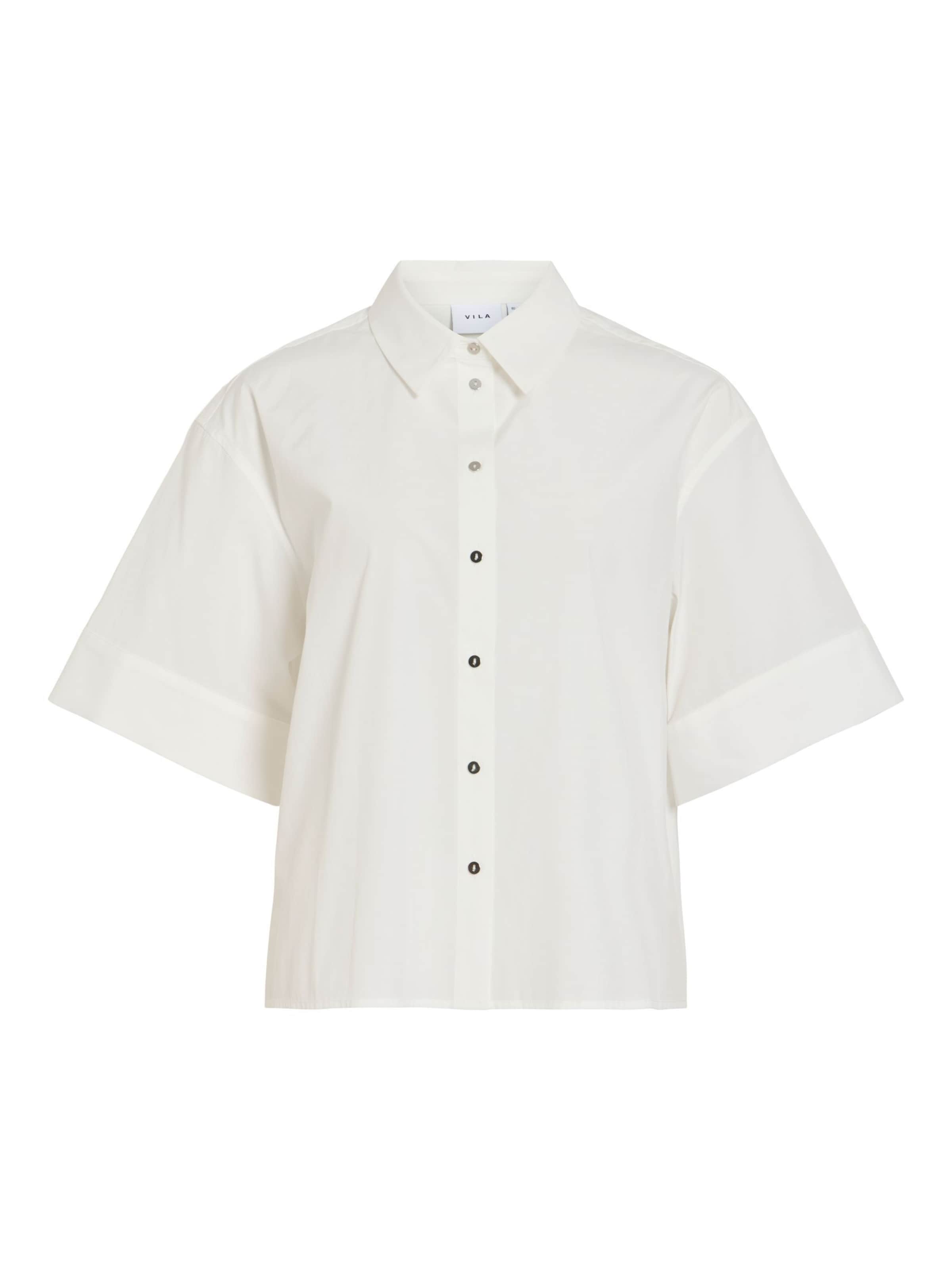 VILA - Blusa 'VIBelfie' en blanco: frente