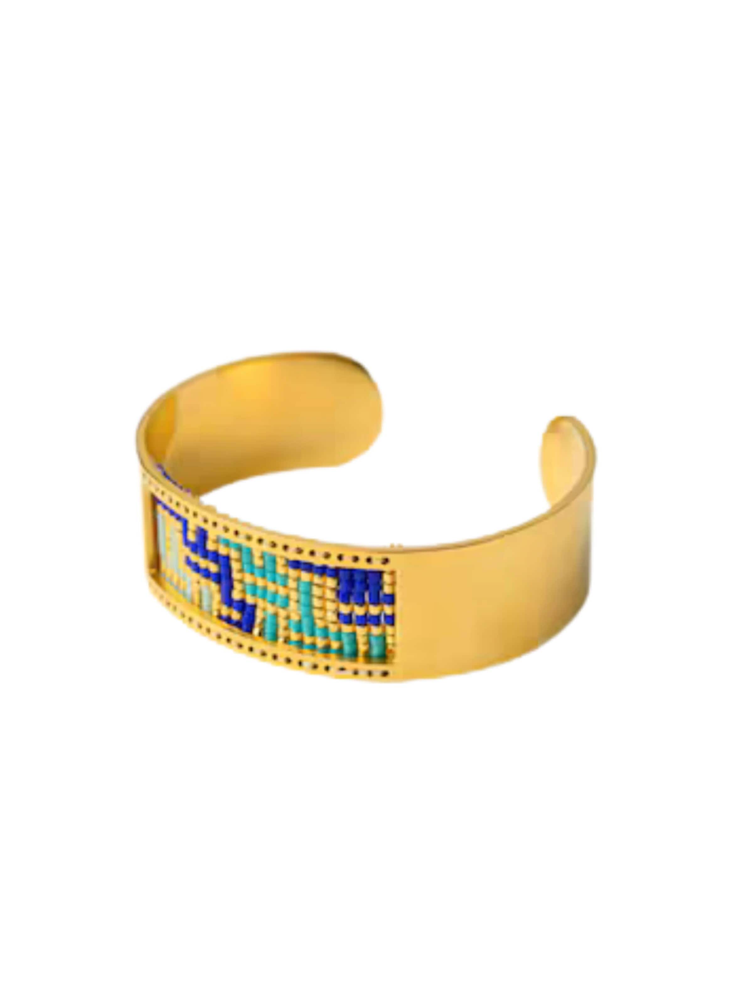 THE GEM STORIES JEWELRY Armband i blå: framsida