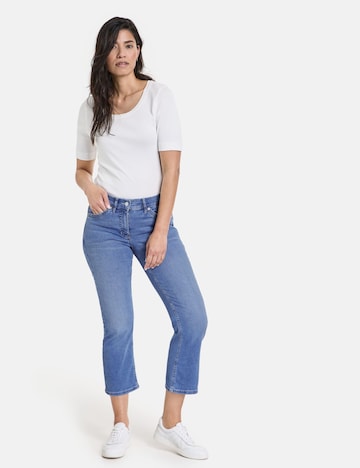 GERRY WEBER Bootcut Jeans 'Mar꞉Lie' in Blau