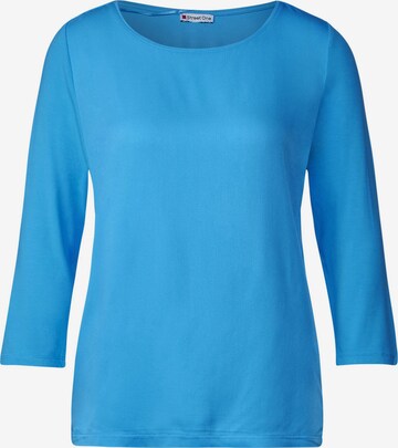 STREET ONE Shirt in Blauw: voorkant