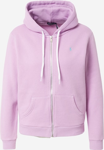 Veste de survêtement Polo Ralph Lauren en violet : devant