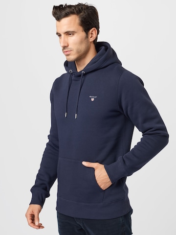 Sweat-shirt GANT en bleu : devant