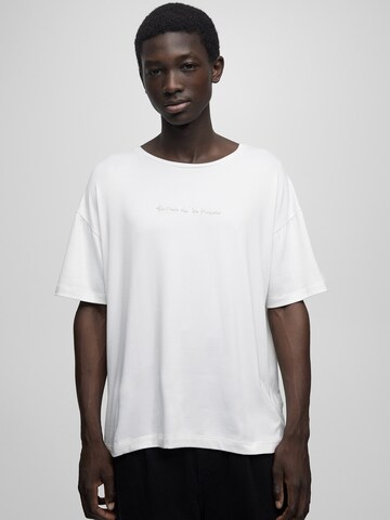 Pull&Bear T-Shirt in Weiß: Vorderseite