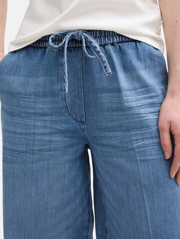 TOM TAILOR Wide leg Jeans in Blauw