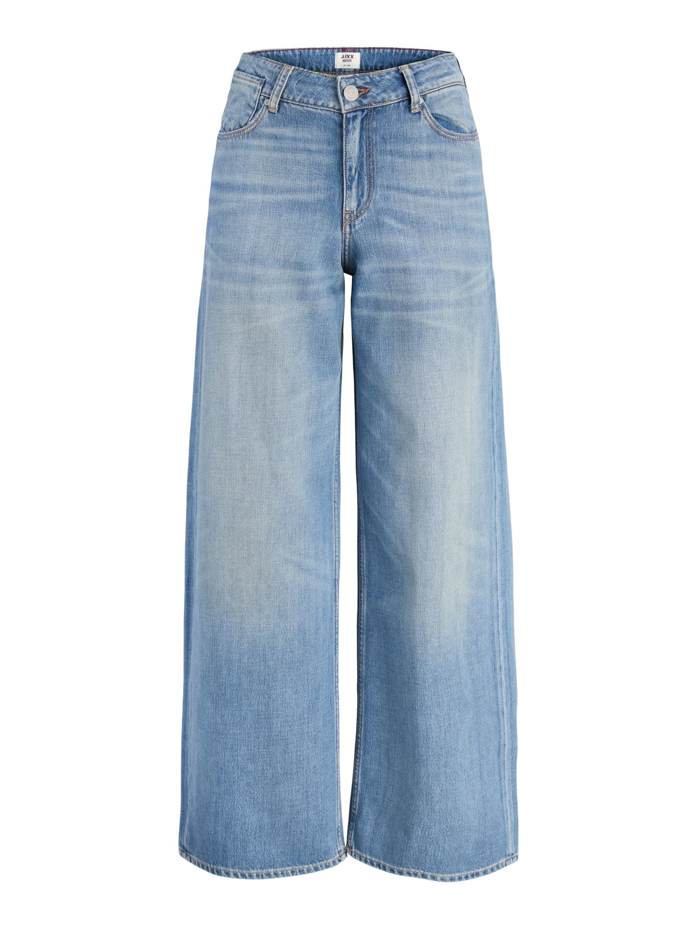 Wide Leg Jean JJXX en bleu : devant