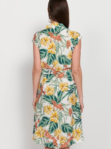 KOROSHI Shirt dress in White