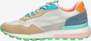 Baskets basses 'Laag' victoria en beige : devant