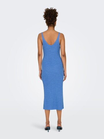 ONLY Gebreide jurk 'SUNNY' in Blauw