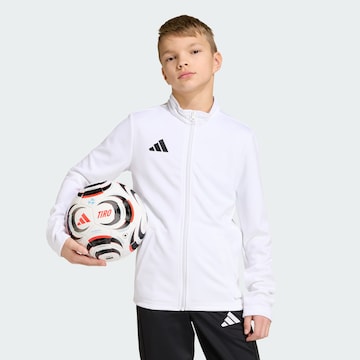 ADIDAS PERFORMANCE - Sudadera con cremallera deportiva 'Entrada26' en blanco: frente