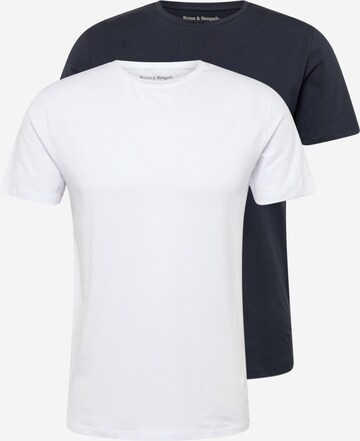 T-Shirt Bruun & Stengade en noir : devant