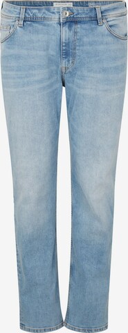 Coupe slim Jean TOM TAILOR Men + en bleu : devant