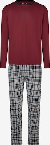Phil & Co. Berlin Pyjama ' Great Bay ' in Grau: Vorderseite