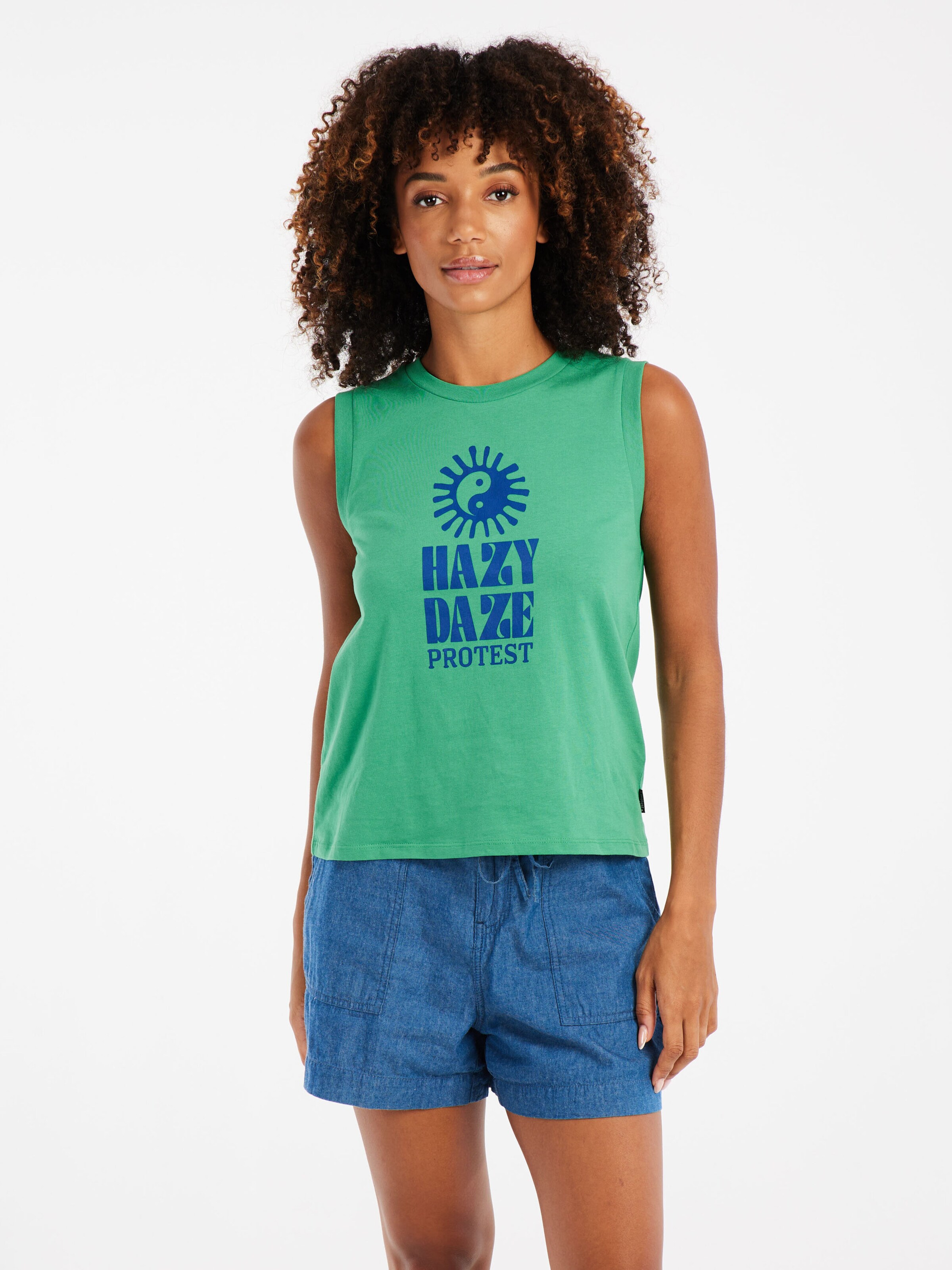 PROTEST Top 'PRTMalang' in Groen: voorkant