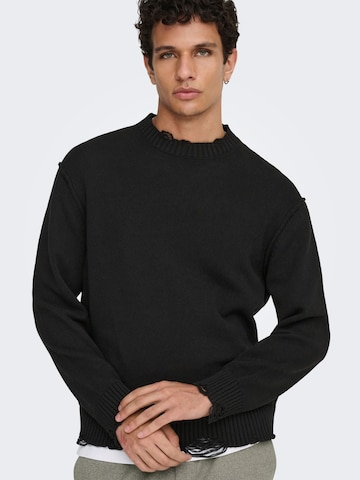 Only & Sons Pullover '22034238'‌‌‌‌‌‌‌‌ in Schwarz