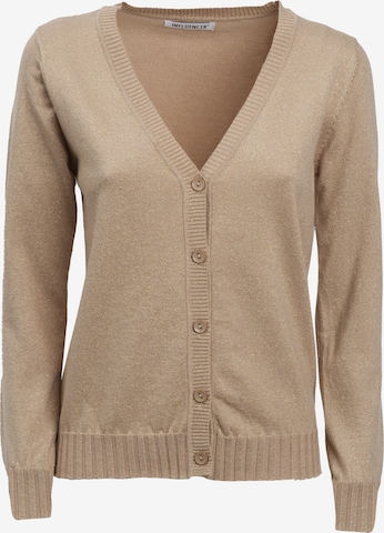 Influencer Вязаная кофта в Золотой: спереди