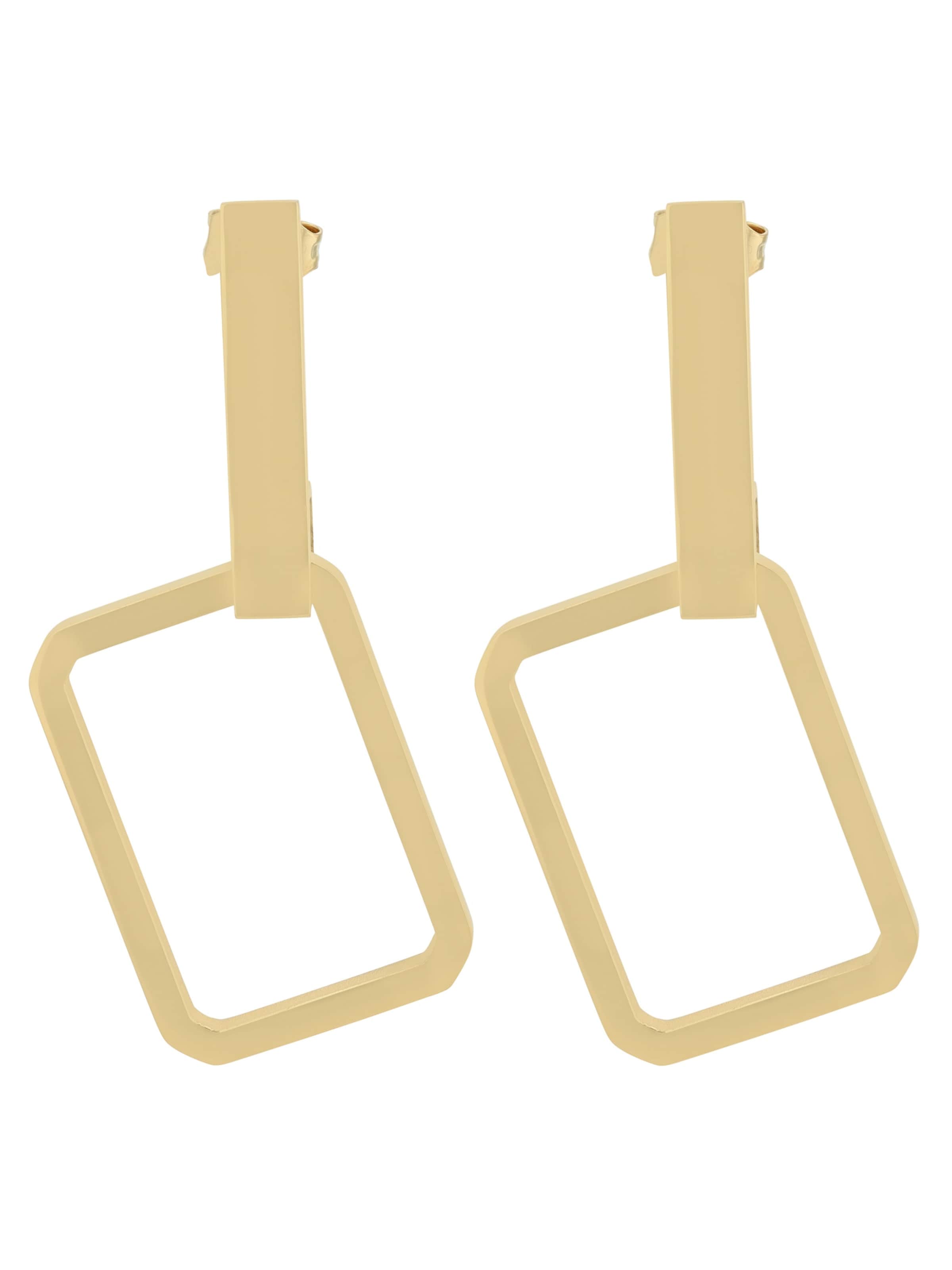 Akzent Earrings 'wasserfest' in Gold: front
