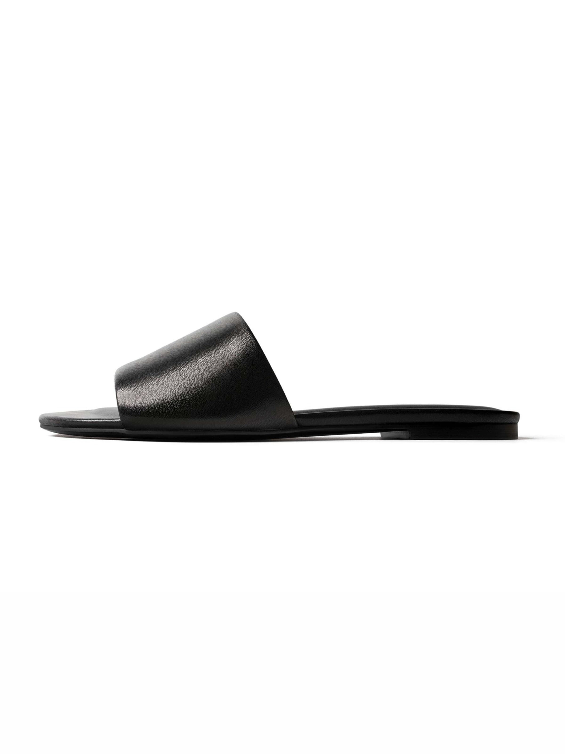 L37 HANDMADE SHOES Hjemmesko 'ALL THE COLORS FADE' i sort: forside