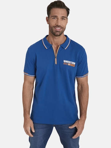 Jan Vanderstorm Shirt ' Toika ' in Blauw: voorkant