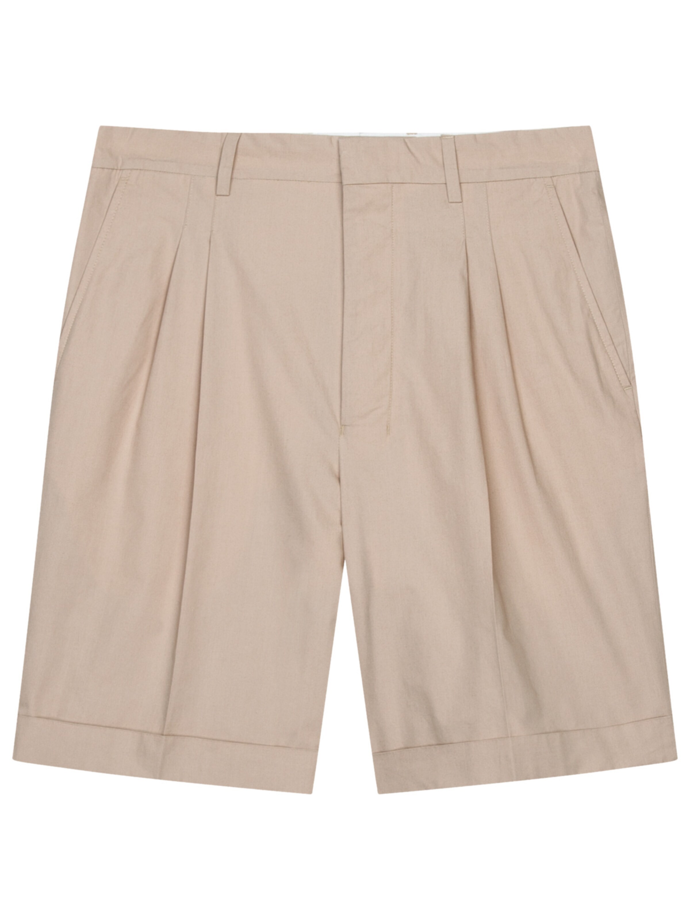 SEIDENSTICKER Regular Trousers 'Studio' in Beige: front