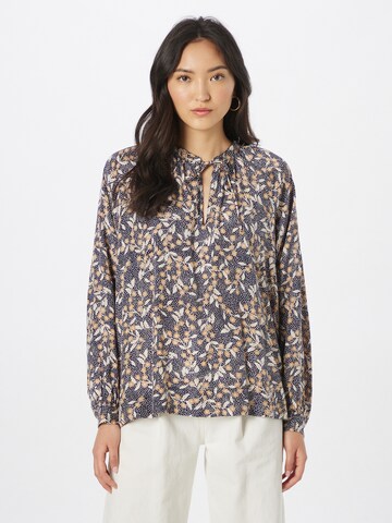 Masai Blouse in Blauw: voorkant