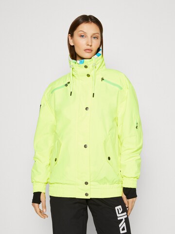 Veste outdoor 'Tarasp 89' elho en jaune : devant