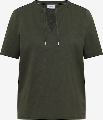 CECIL T-Shirt in Grün: Vorderseite