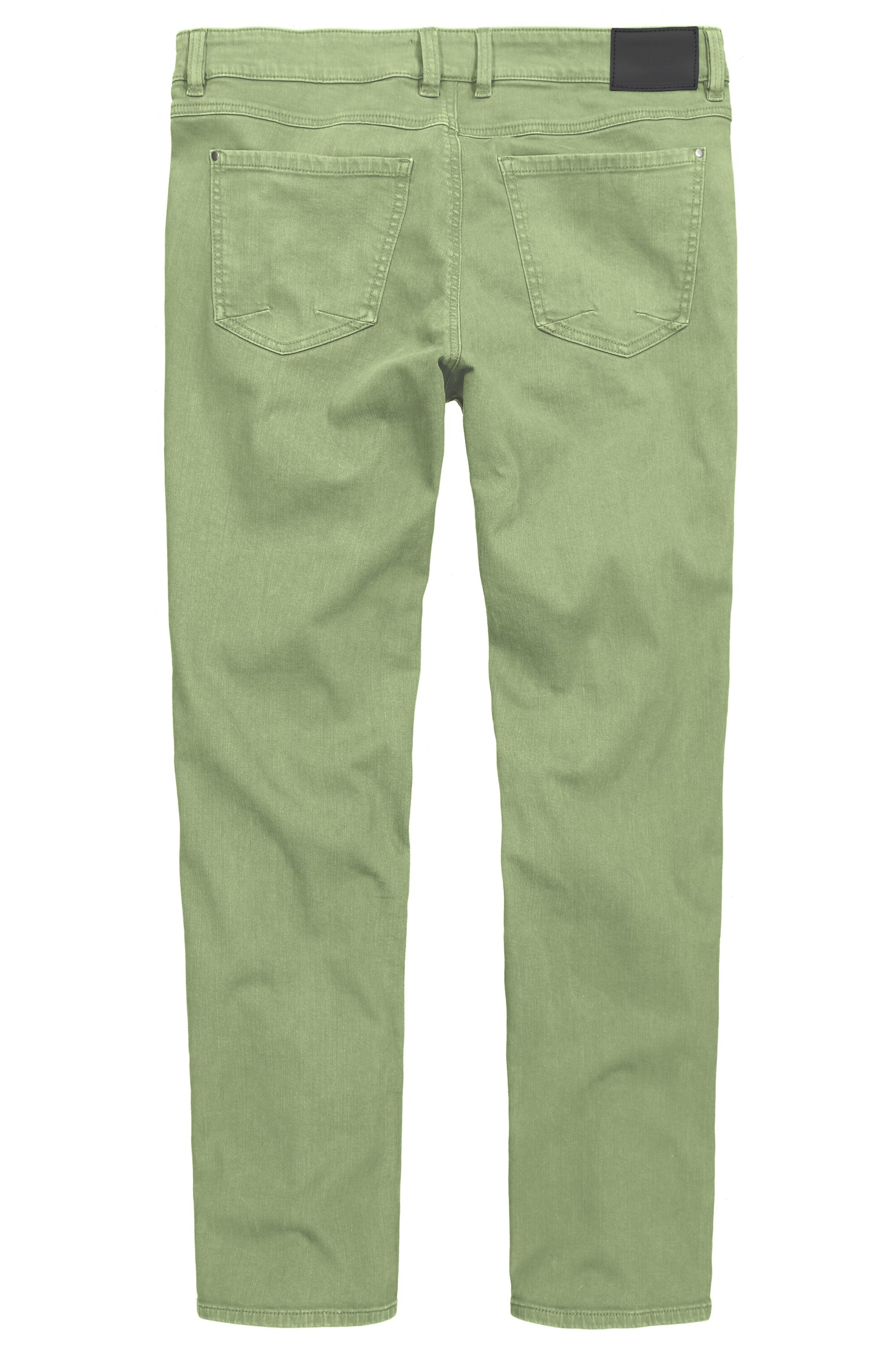 Men Plus Regular Pants in Green