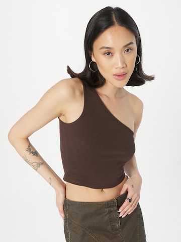 Urban Classics Top in Brown: front