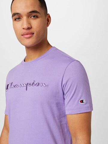 T-Shirt Champion Authentic Athletic Apparel en violet