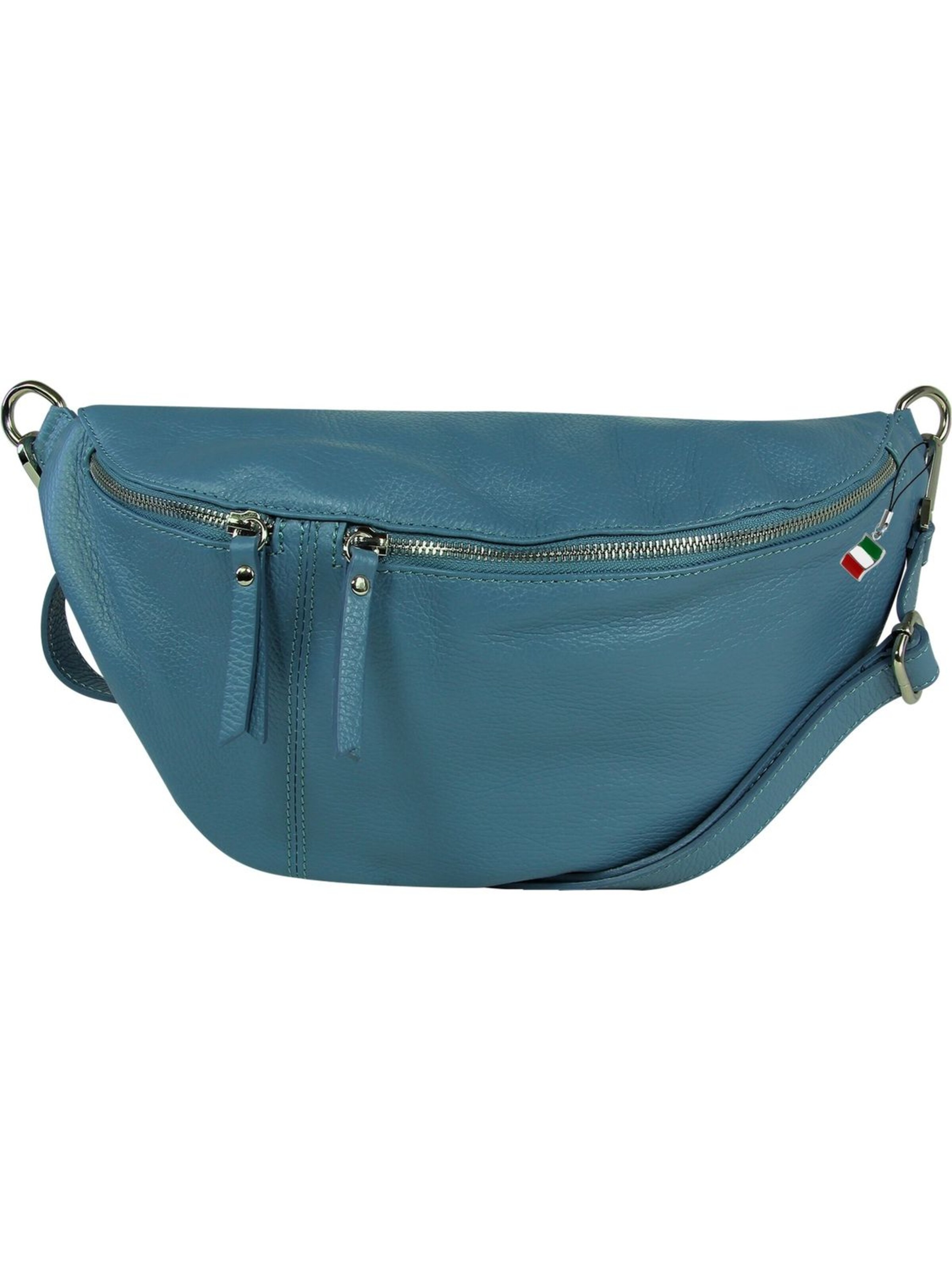 Florence Fanny Pack in Blue: front