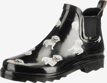 BECK Rubber Boots in Black: front