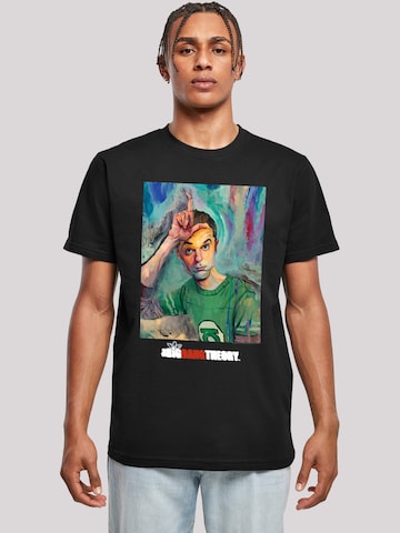 T-Shirt F4NT4STIC en noir : devant