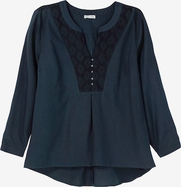 SHEEGO Blouse in Blauw: voorkant