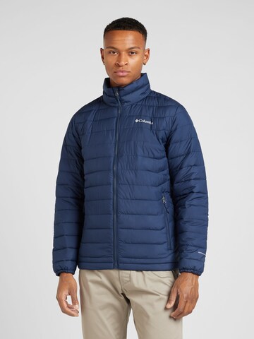 COLUMBIA Outdoorjas 'Powder Lite II' in Blauw: voorkant