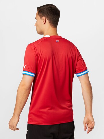 PUMA - Camiseta de fútbol 'Tschechische Republik 22/23' en rojo