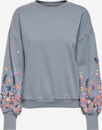 ONLY Sweatshirt 'ONLBrooke' in Blue: front