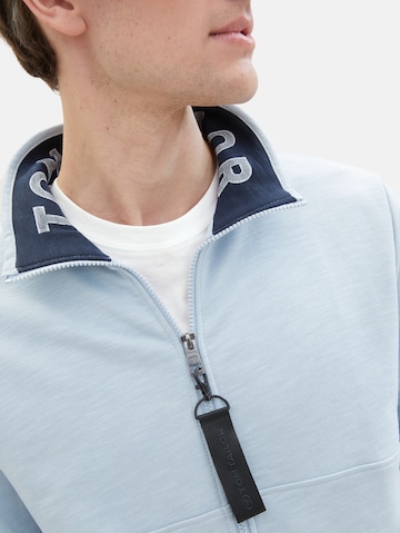 TOM TAILOR Sweatvest in Blauw
